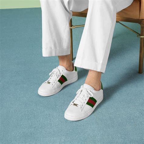 gucci ace fit pics|examples of gucci sneakers.